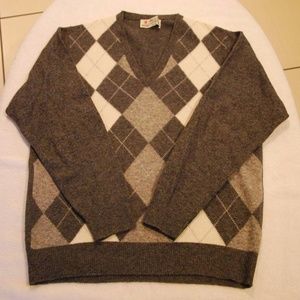 Men's Vintage Sweater 100% Pure Lambswool - Sz M/L